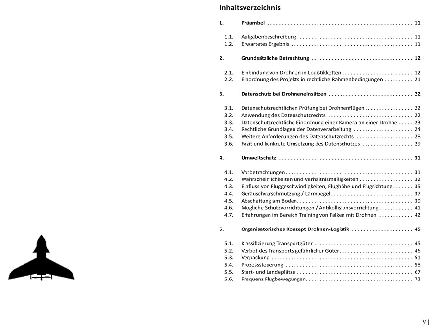Inhaltsverzeichnis Bericht Consulting